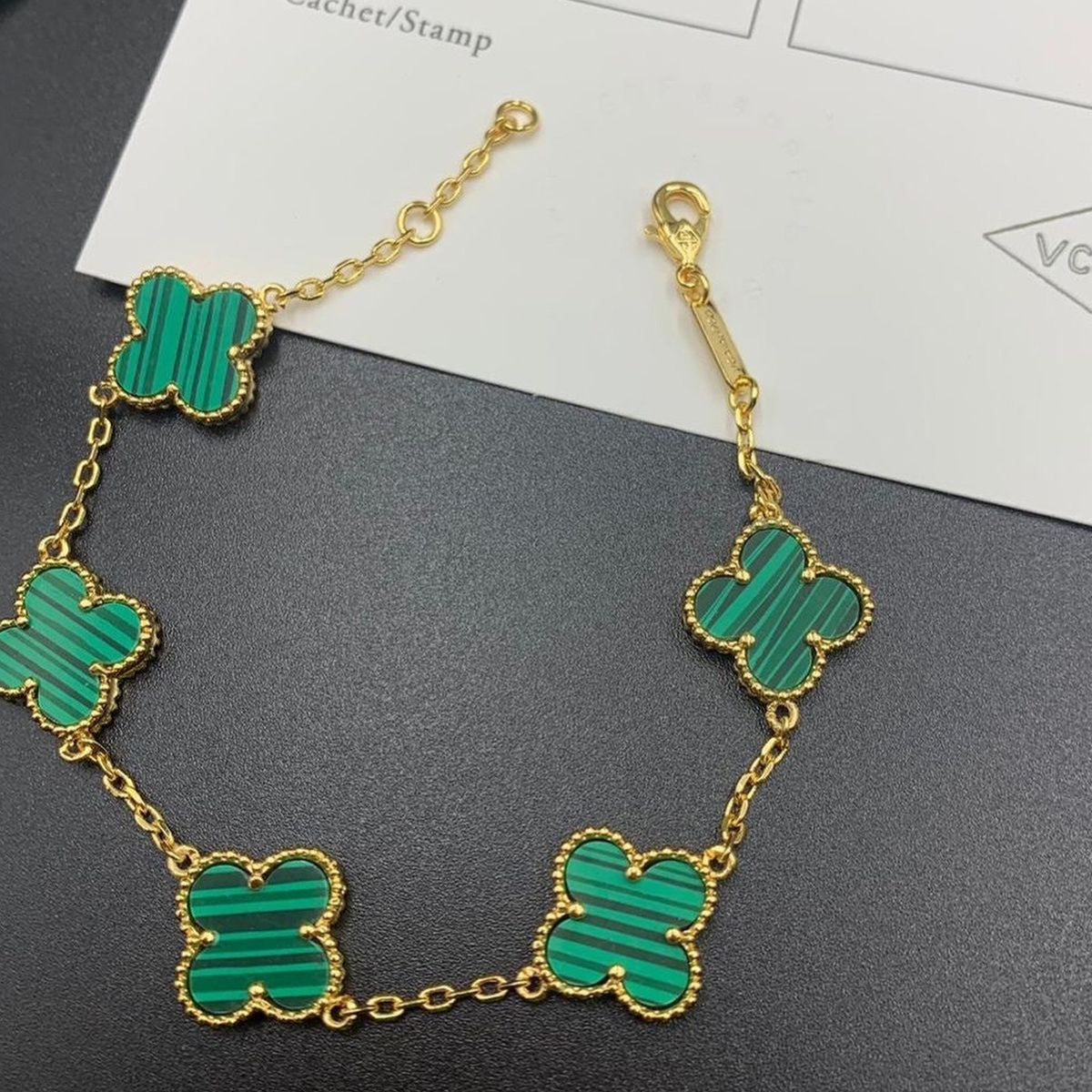 Bracelet 5 Motifs VC - Green