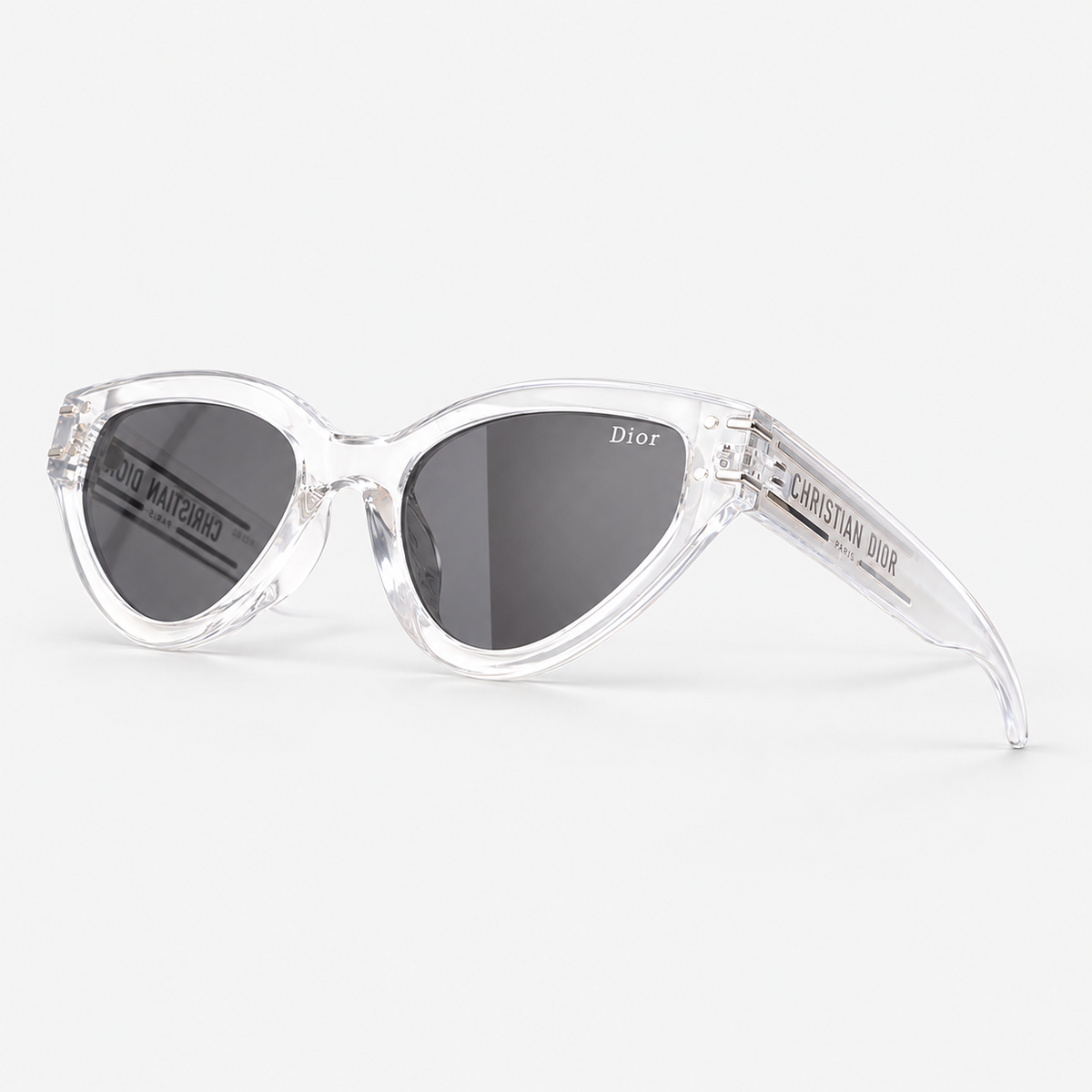 Crystal sunglasses — three-quarter view