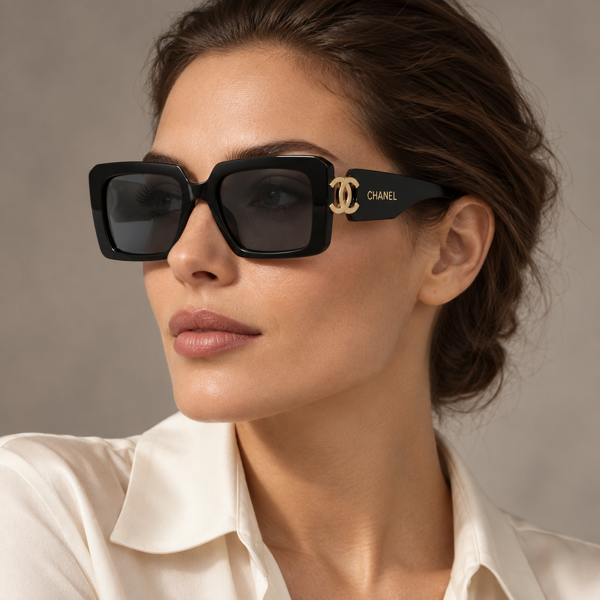 Chanel 4254 Sunglasses — editorial portrait