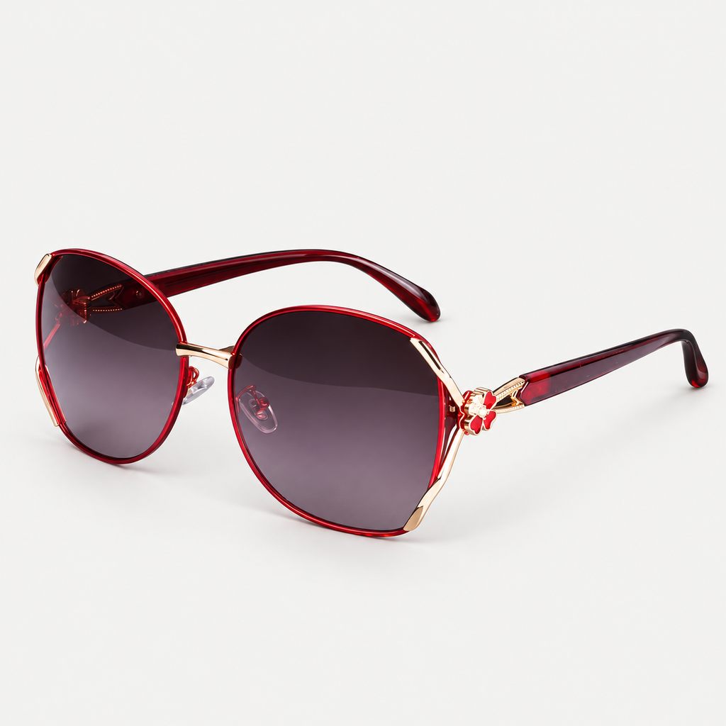Luxury Polarized Designer Sunglasses for Women — studio view 3