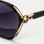 Luxury Polarized Designer Sunglasses for Women — temple detail