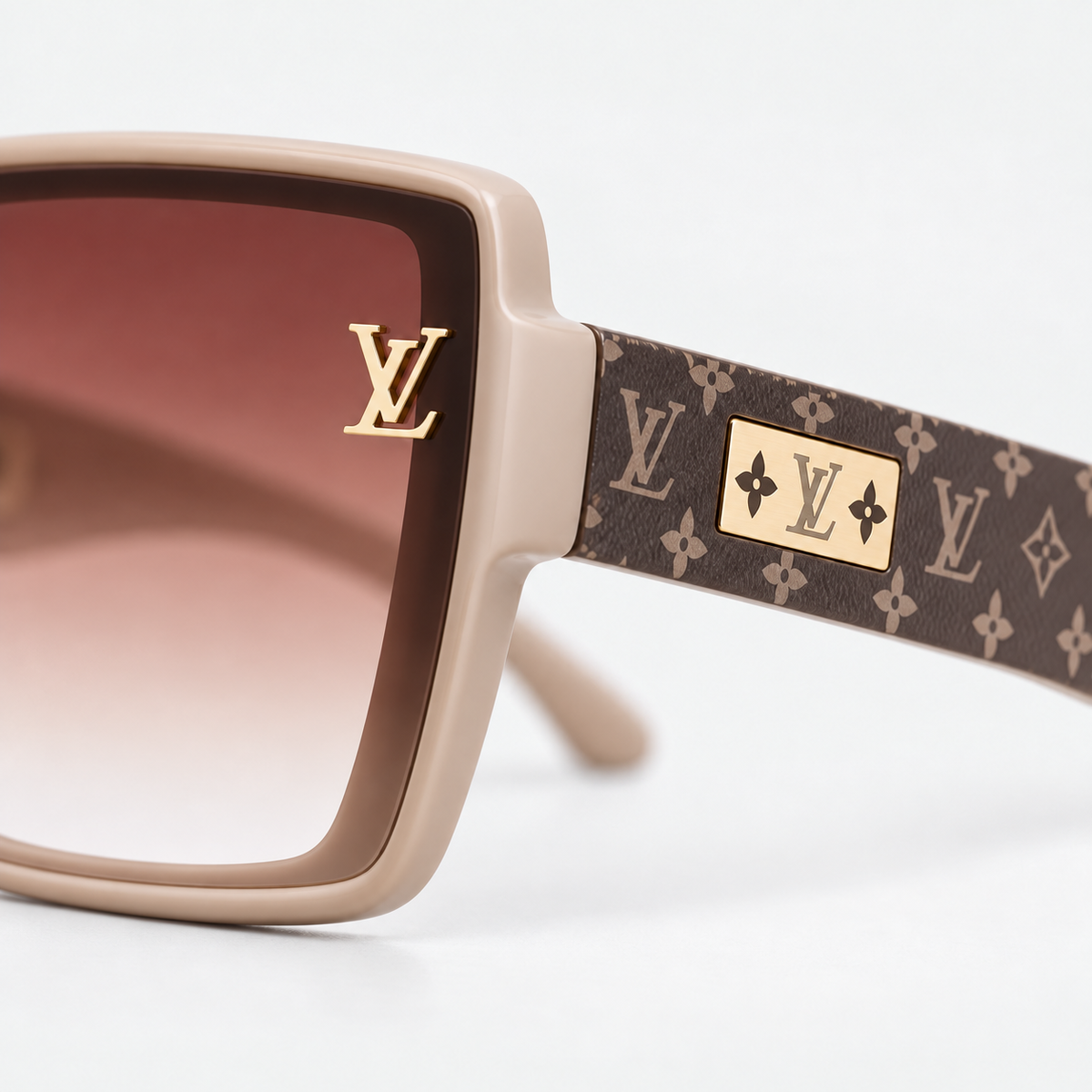 Louis Vuitton Ultra-Light Sunglasses for Women — temple detail