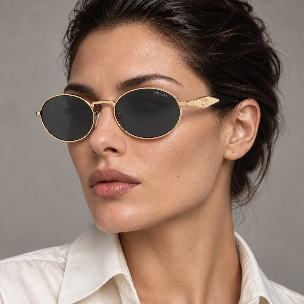 Prada Eclipse Sunglasses — editorial portrait