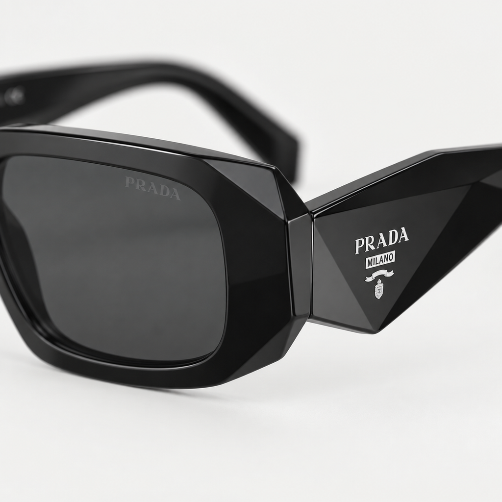 Prada Symbole Sunglasses — editorial portrait
