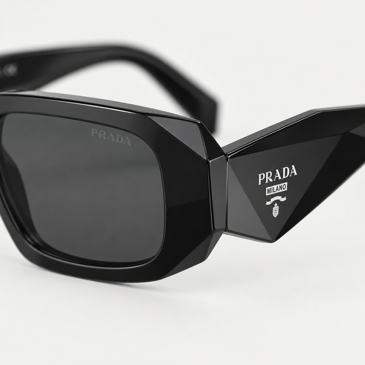 Prada Symbole Sunglasses — editorial portrait