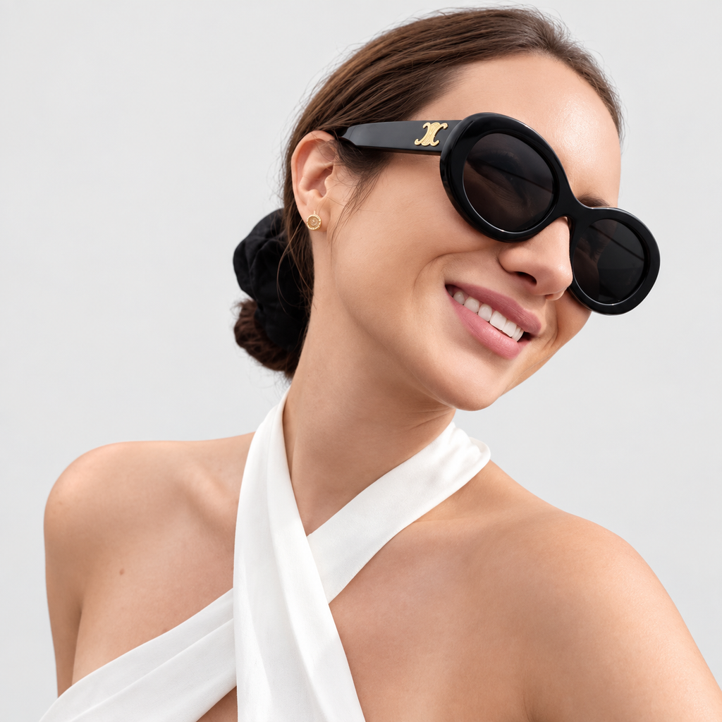 Celine Triomphe 40194 U 01A Sunglasses — studio view 5