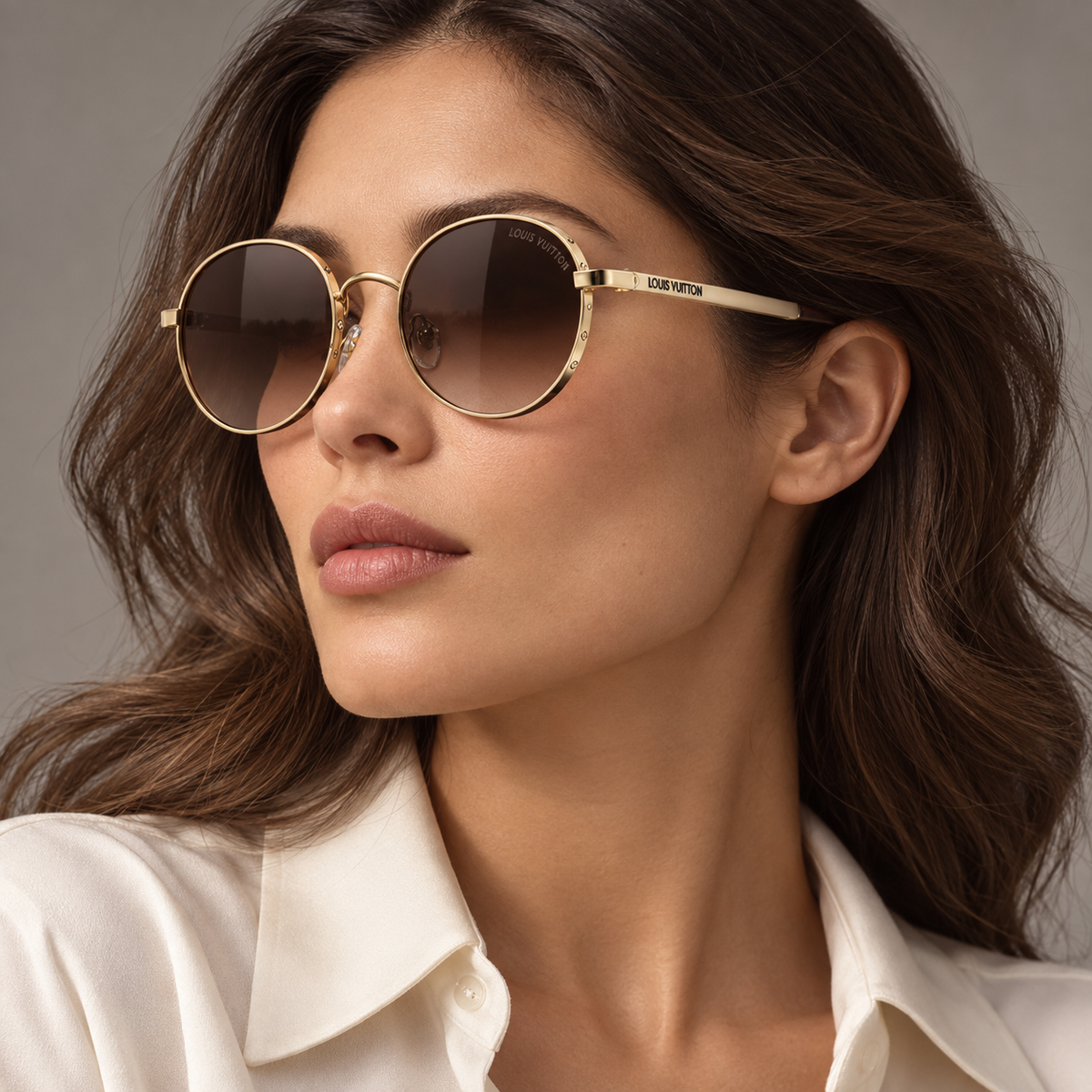Louis Vuitton Classy Sunglasses — editorial portrait
