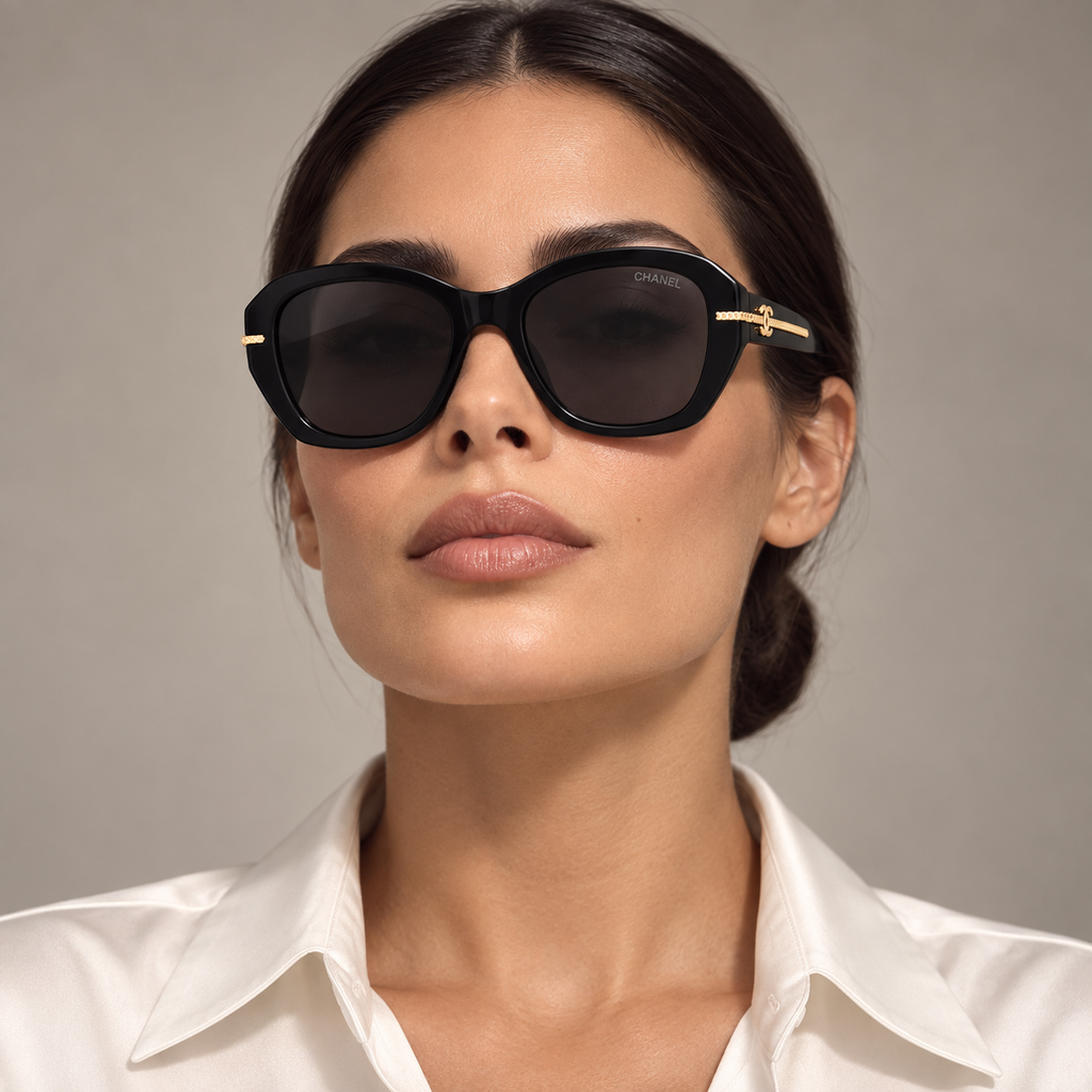 Chanel 7120 Sunglasses — editorial portrait